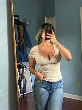 vintage lace top